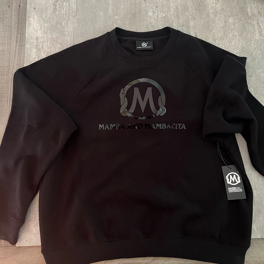 Mamba Blackout Mambacita Crewneck Sweater XL New With Tags Kobe Gigi